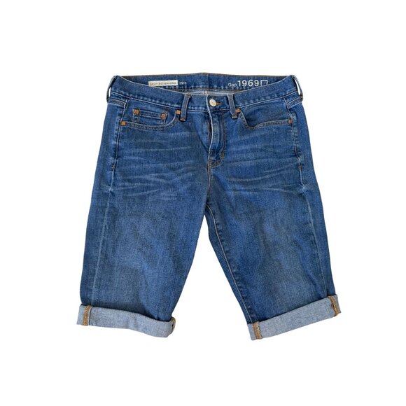 GAP 1969 Sexy Boyfriend Cuffed Bermuda Shorts Size 29 / US 8 - Picture 6 of 8